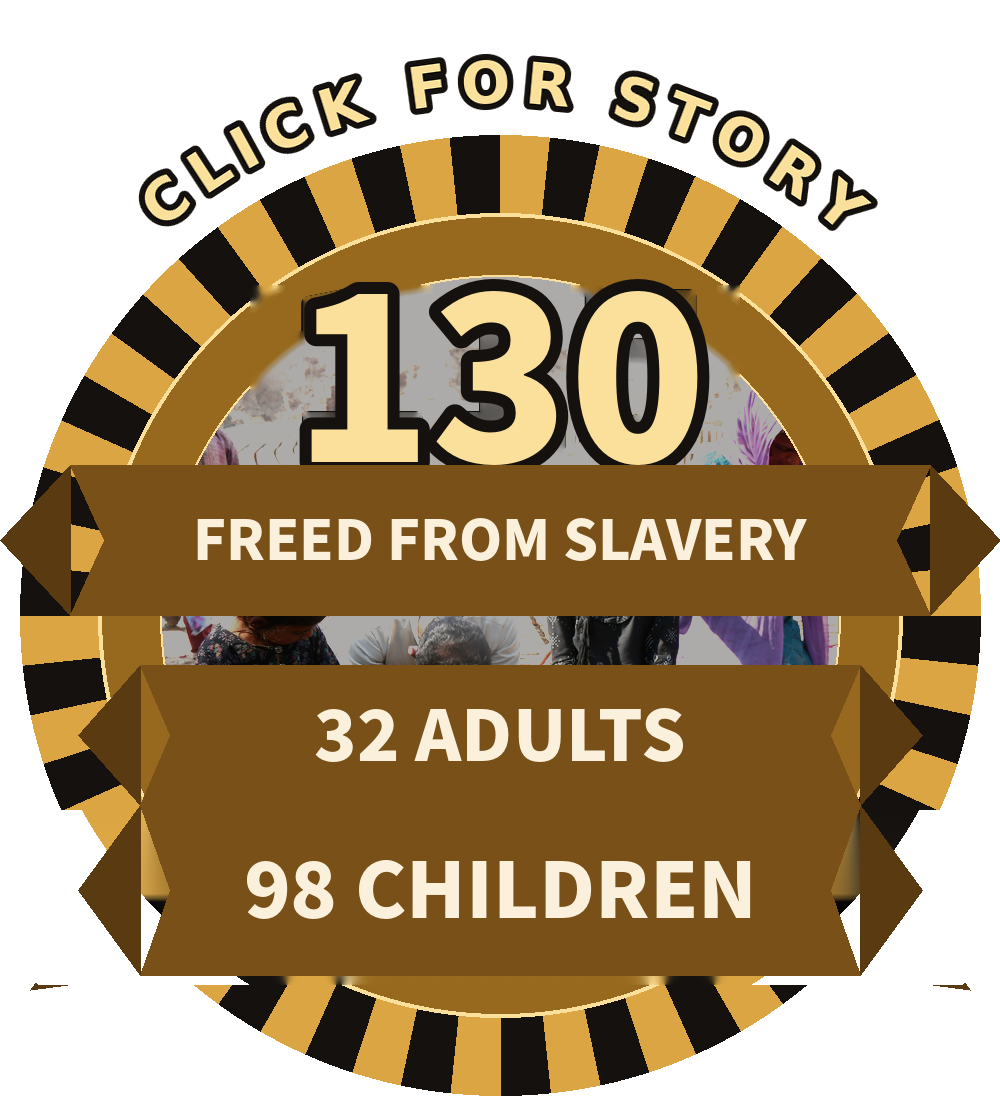 130 Freed From Slavery — 98 children, 32 adults